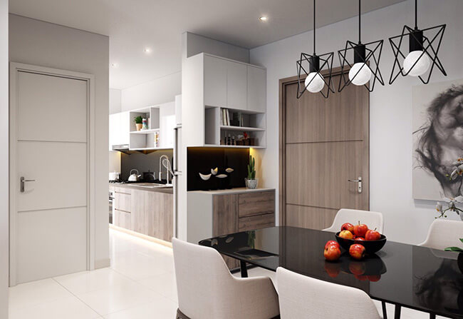 Thiết kế thi công nội thất chung cư Masteri Q2