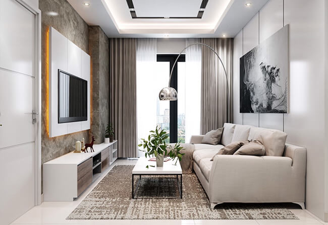 Thiết kế thi công nội thất chung cư Masteri Q2