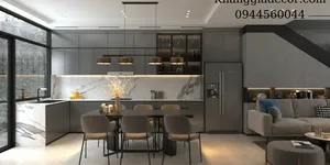 Thiết kế thi công nội thất nhà phố Tân Bình