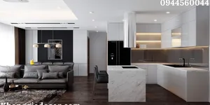 Thiết kế thi công nội thất căn hộ 3 phòng ngủ Revergate Residence