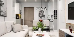 Thiết kế thi công nội thất chung cư Masteri Q2