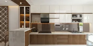 Thiết kế quầy bar hiện đại dành cho không gian phòng bếp