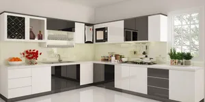 Tủ bếp acrylic dành cho căn hộ chung cư