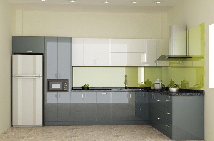 Tủ bếp ficomat đẹp