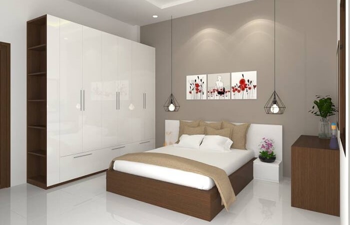 Tủ quần áo đẹp dành cho căn hộ chung cư hiện đại