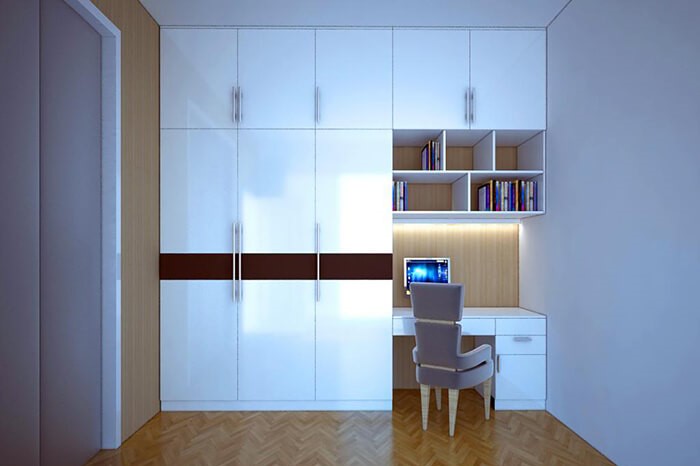 Tủ quần áo hiện đại dành cho nội thất căn hộ chung cư