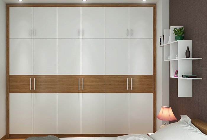 Tủ quần áo hiện đại dành cho nội thất căn hộ chung cư