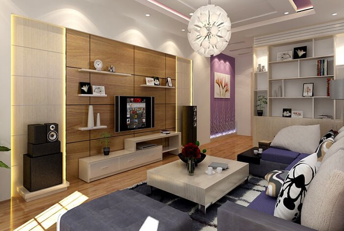 Tủ trang trí đẹp dành cho căn hộ chung cư