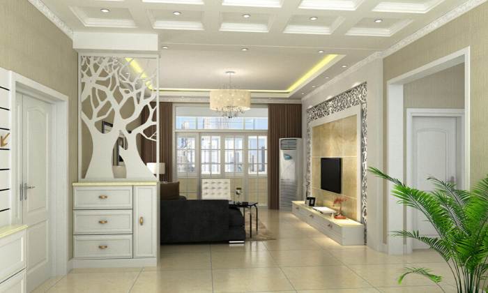 Vách ngăn cnc phòng khách