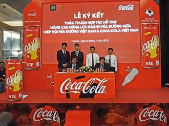 Coca-Cola Việt Nam sẽ sử dụng 100% nguyên liệu đường trong nước để chế biến