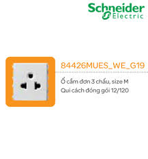 Ổ cắm đơn 3 chấu size 2M Ổ cắm đơn 3 chấu size 2M