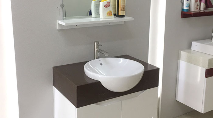 Chậu rửa bán âm bàn INAX AL-333V/BW1