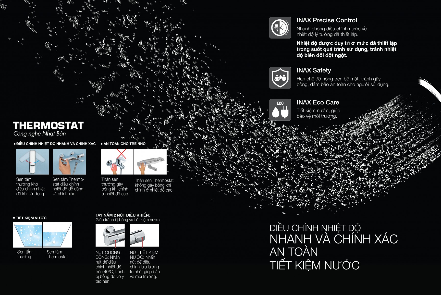 Công nghệ Thermostat đem đến an toàn khi tắm cho bé Công nghệ Thermostat đem đến an toàn khi tắm cho bé