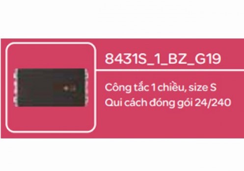 Công tắc 1 chiều size S Schneider Zencelo- A Đồng 8431S_1_BZ_G19 Công tắc 1 chiều size S Schneider Zencelo- A Đồng 8431S_1_BZ_G19