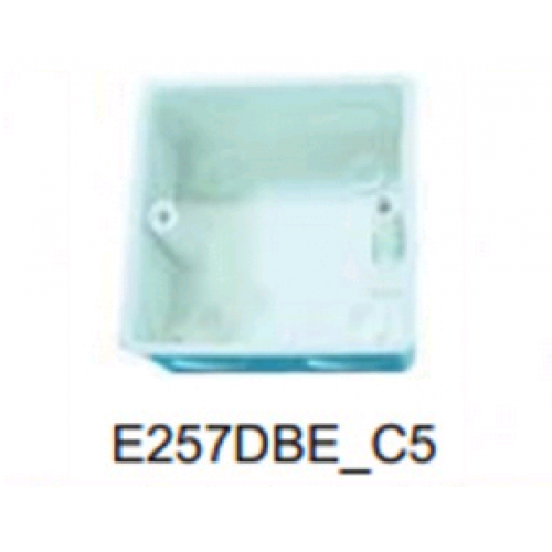 Đế âm cho mặt đơn chuẩn Anh Schneider S - Flexi E257DBE_C5 Đế âm cho mặt đơn chuẩn Anh Schneider S - Flexi E257DBE_C5