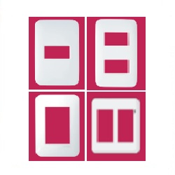 Mặt dùng cho 6 thiết bị size S Schneider S - Flexi FST1058H_WE_G19 Mặt dùng cho 6 thiết bị size S Schneider S - Flexi FST1058H_WE_G19