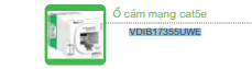 Ổ cắm mạng cat5e Schneider S-Classic VDIB17355UWE Ổ cắm mạng cat5e Schneider S-Classic VDIB17355UWE