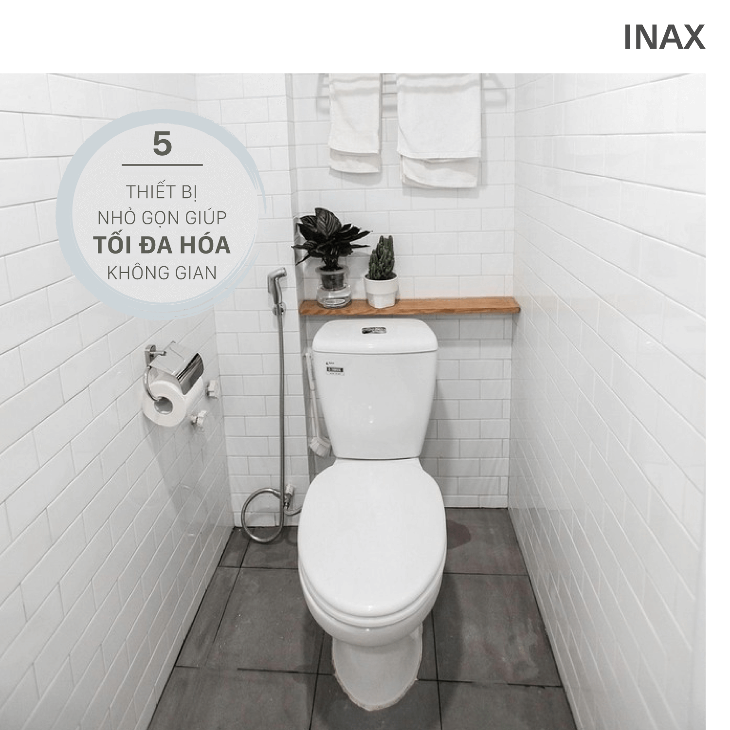 Sử dụng các thiết bị nhỏ gọn để tối ưu hóa không gian phòng tắm nhà bạn