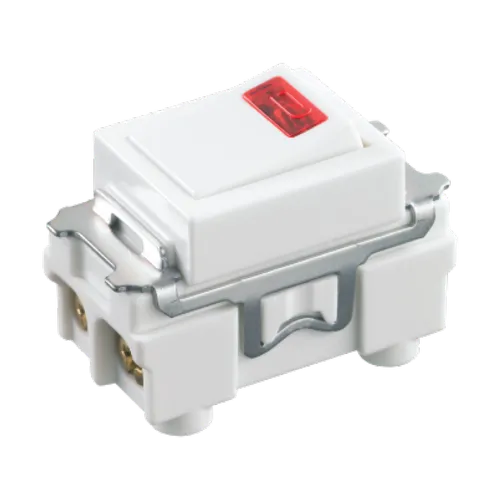 Công tắc D có đèn báo 250VAC-20A FULL WHITE trắng Panasonic WBG5414699W-SP