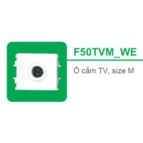 Ổ cắm tivi size M Schneider S - Flexi F50TVM_WE_G19