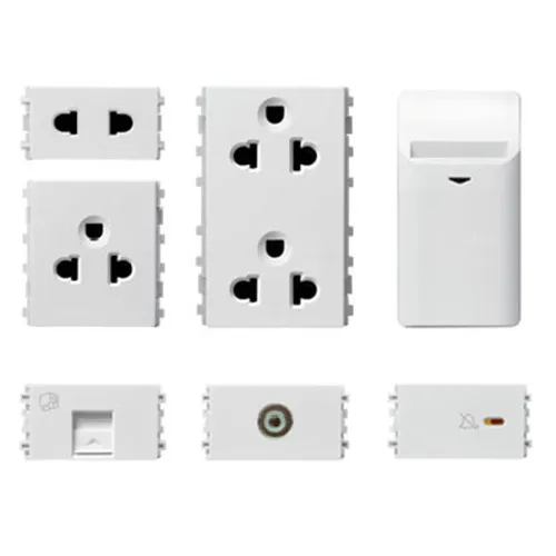 Ố cắm đơn 2 chấu  size S Schneider Zencelo- A Trắng 84426SUS_WE_G19