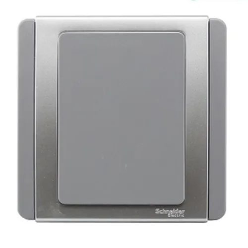 1G Blank Plate Schneider Neo Series Grey Silver Color E3030X_GS_G19