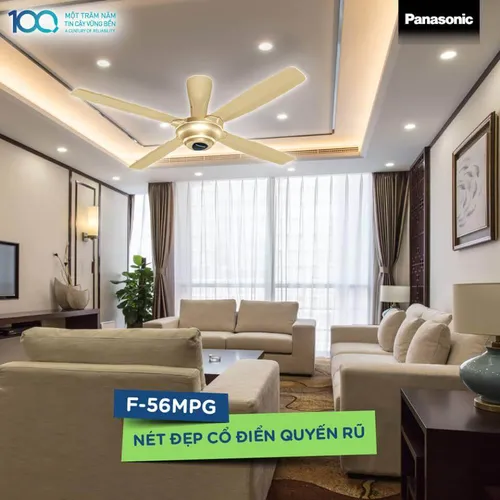 Quạt trần Panasonic 4 cánh F-56MPG-GO
