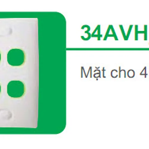 Mặt cho 4 thiết bị Schneider S-Classic 34AVH_G19