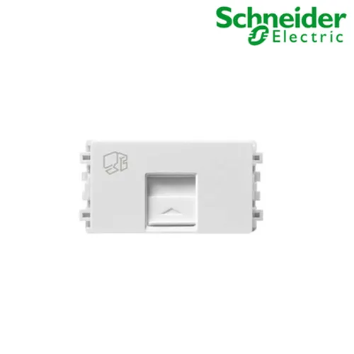 Ổ cắm mạng cat6  size S Schneider Zencelo- A Trắng 8431SRJ6V_WE_G19