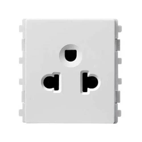 Ố cắm đơn 3 chấu  size M Schneider Zencelo- A Trắng 84426MUES_WE_G19