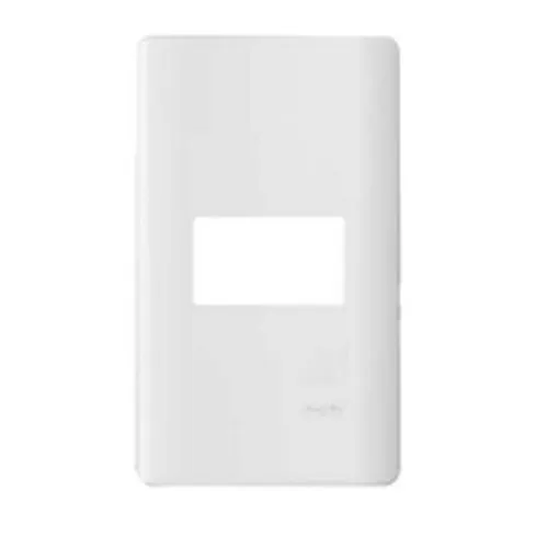 Mặt cho 1 thiết bị  size S Schneider Zencelo- A Trắng A8401S_WE_G19