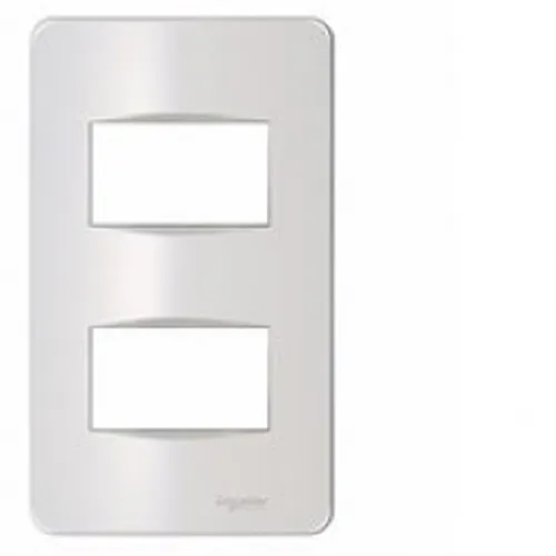 Mặt dùng cho 2 thiết bị size S Schneider Zencelo- A Trắng A8402S_WE_G19