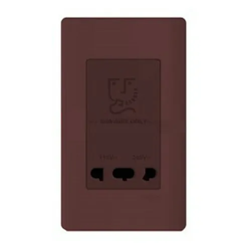 Ổ cắm dao cạo râu Schneider Zencelo- A Đồng A84727_SZ