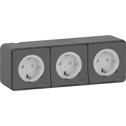 Bộ ổ cắm ba 16A 2P+E Schneider Mureva MUR36038