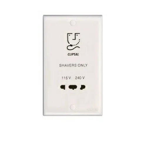 Bộ ổ cắm dao cạo râu Schneider S-Classic E727_WE