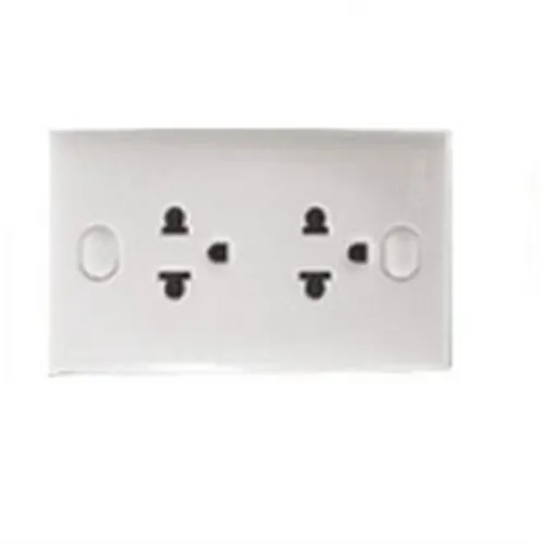 Bộ ổ cắm đôi 3 chấu 16A Schneider S-Classic E426UEST2_T_G19