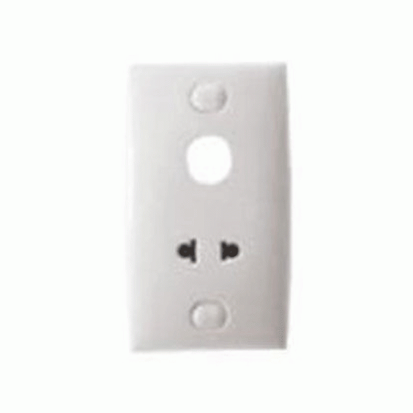 Bộ ổ cắm đơn 2 chấu 1 lỗ trống Schneider S-Classic E426UX_G19