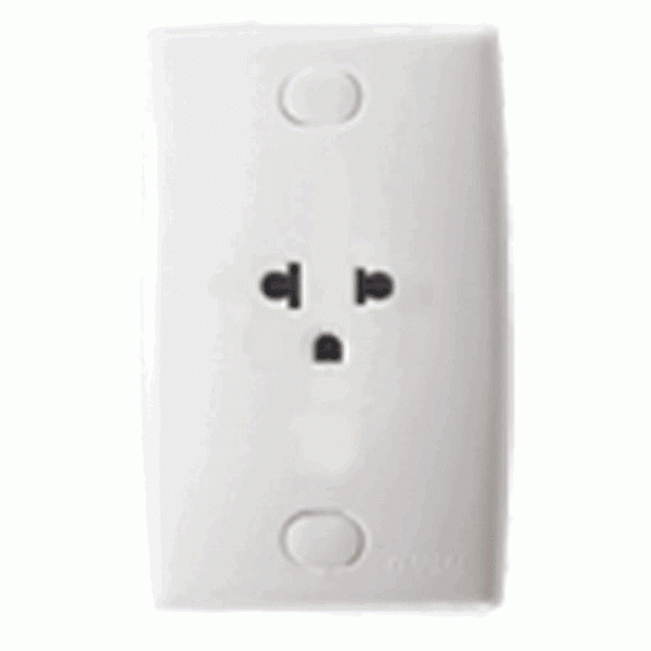Bộ ổ cắm đơn 3 chấu 16A Schneider S-Classic E426UEST_G19