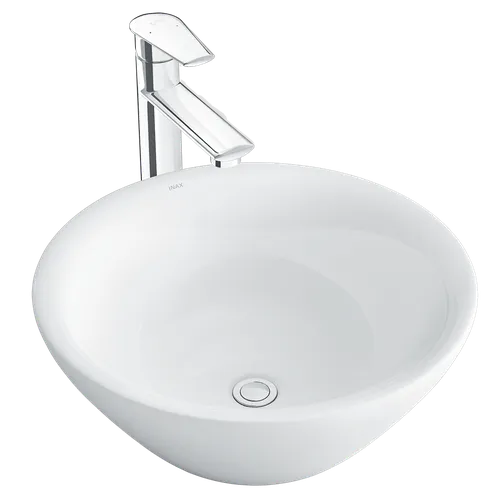 L-445V/BW1- Vật liệu xây dựng (VLXD) hoàn thiện thiết bị vệ sinh chậu rửa đặt bàn Inax