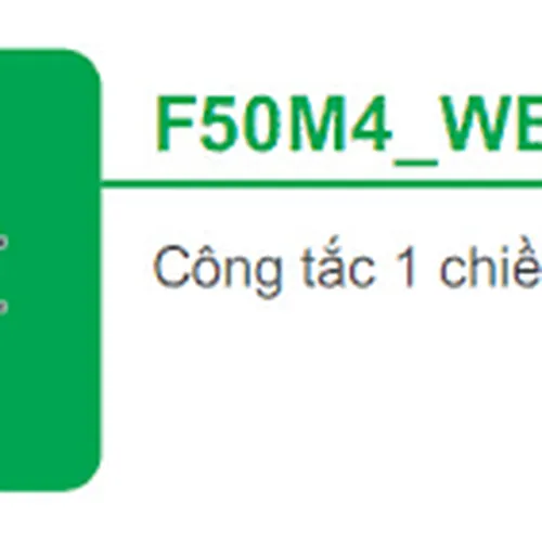 Công tắc 1 chiều 16A size L Schneider S - Flexi F50M4_WE