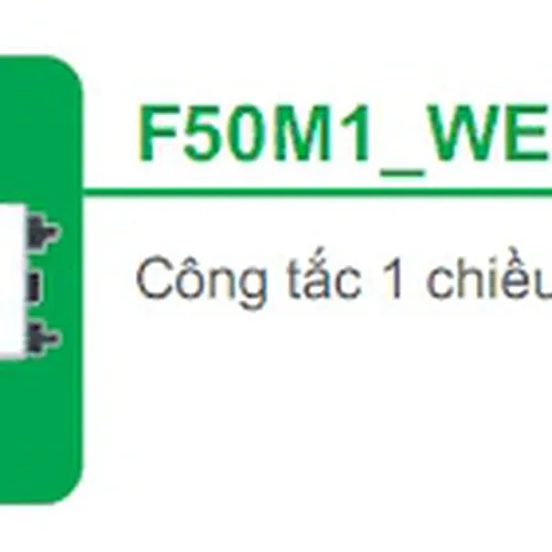 Công tắc 1 chiều 16A size XS Schneider S - Flexi F50M1_WE