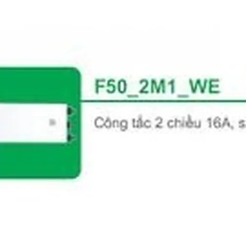 Công tắc 2 chiều 16A  size XS Schneider S - Flexi F50_2M1_WE