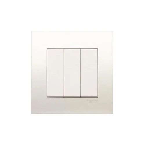 Công tắc ba 2 chiều 16A Schneider Vivace series white KB33_WE