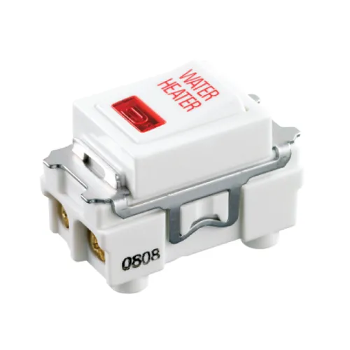 WNG5343W-761 Công tắc D có đèn báo 250VAC-20A dùng cho máy nước nóng FULL trắng Panasonic