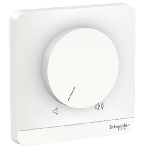 Công tắc điều chỉnh âm lượng 5W 8 Ohm Schneider AvatarOn E8331VC_WE