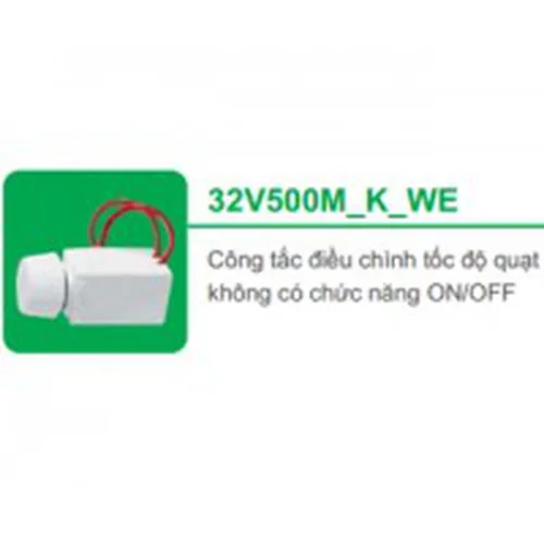 Công tắc điều chỉnh độ sáng đèn 500W Schneider S-Classic 32V500M_K_WE
