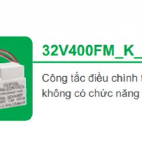 Công tắc điều chỉnh tốc độ quạt 400W Schneider S-Classic 32V400FM_K_WE