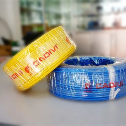 Dây cáp điện lực hạ thế Cadivi dân dụng hạ thế Cadivi 1 ruột đồng vỏ nhựa CV-6.0 (7/1.04) 450/750V