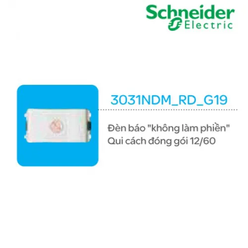 Đèn báo "Không Làm Phiền" Schneider Concept 3031NDM_RD_G19