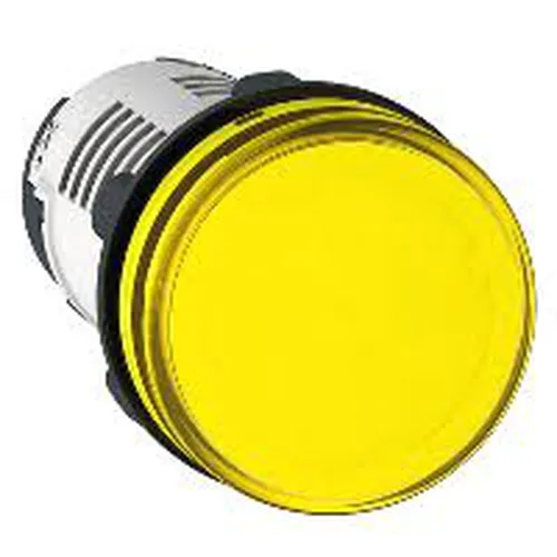 Đèn báo pha 230VAC Ø22 màu vàng Schneider Nút nhấn  đèn báo công tắc họ XB7 XB7EV05MP